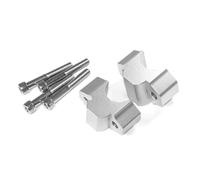 Kit Di Rialzo Manubrio Per Yamaha XJR 1300 XJR1300 2015-2023 2022 2021 2020 2019, Regolatore Di Estensione. Staffa Estensione Dell'Altezza Manubrio(Argento)