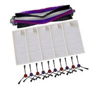 Kit di ricambi for aspirapolvere robot Eureka E20 Plus NERE10s E10S E10SW - 7 accessori con spazzola principale, 2 filtri HEPA, 4 spazzole laterali(B)