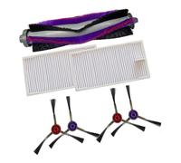 Kit di ricambi for aspirapolvere robot Eureka E20 Plus NERE10s E10S E10SW - 7 accessori con spazzola principale, 2 filtri HEPA, 4 spazzole laterali(A)