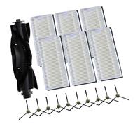 Kit di ricambi for aspirapolvere robot Lefant U180 M2 M1 Pro M2 Plus LS1 N3 OKP K8 K7 con set di sostituzione del filtro della spazzola laterale principale(B)