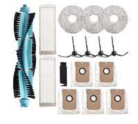 Kit di ricambi per aspirapolvere Cecotec per robot aspirapolvere Conga 11090 con spazzola laterale, filtro per mocio, panno per la polvere, spazzola a rullo, accessori per la pulizia (A)