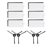 Kit di ricambi per aspirapolvere M200M201M520MM571T700 6 filtri e 4 spazzole laterali per raccolta polvere superiore
