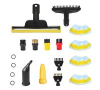 Kit di ricambi per Kärcher SC1 SC2 SC3 SC4 SC5 EasyFix 19 pezzi | Include coperture, spazzole rotonde, spazzole piatte e pettine, accessori per pulitore a vapore e bocchetta per pavimenti