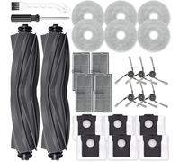 Kit di ricambio Accessori Compatibile con MOVA E30 Ultra Robot Aspirapolvere Parti 2 Spazzola Principale 6 Spazzola Laterale 6 Sacchetti di Polvere 6 Panno Mop 4HEPA Filtro