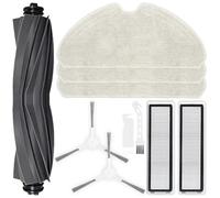 Kit di ricambio accessori compatibili con Dreame D9 Max Gen2 /D10S Pro/D10S Robot Aspirapolvere Parti 1 Spazzola Principale in Gomma 2 Spazzole Laterali 2 Filtro HEPA 3Mop Panno 2 Spazzola di Pulizia