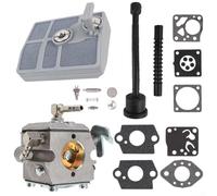 Kit di ricambio carburatore per motosega modelli 1113 120 1612 e per 030 031 032 serie tra cui per 030AV 031AV 032AV, include guarnizioni, tubo del carburante e filtro dell'aria