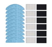 Kit di ricambio compatibile con Conga 7490 Immortal e 8290 Immortal con panni mocio e componenti filtranti (B)