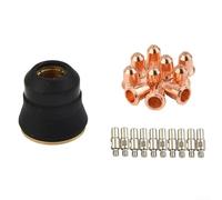 Kit di ricambio completo di 21 pezzi per Trafimet Plasma Cutters con elettrodi e ugello