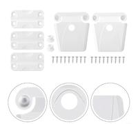 Kit di ricambio con chiusure e cerniere per refrigeratori Igloo da 50-165 litri per una facile riparazione e un uso esterno di lunga durata, bianco
