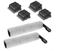 Kit di ricambio con filtro e spazzola a rullo per aspirapolvere Tineco per aspirapolvere IFloor 5 Breeze Wet Dry, 4 filtri lavabili e 2 spazzole a rullo per una pulizia efficiente del pavimento della