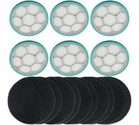Kit di ricambio con filtro HEPA e spugna per aspirapolvere Neakasa P1 e utensili per la toelettatura degli animali domestici, con 6 filtri e 10 spugne (A)