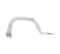 Kit di Ricambio da 1 Pezzo Per Bracciolo Passeggero Posteriore Moto Cafe Racer Cg125, Maniglia Bracciolo Lato Passeggero, Maniglia Sedile Posteriore Moto, Colore Argento