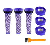 Kit di ricambio for aspirapolvere, compatibile con Dyson, V7 V8 Absolute Animal Cordless Aspirapolvere pre-filtro e pezzi di ricambio post-filtro(3et)
