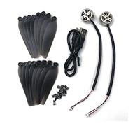 Kit di ricambio for drone quadricottero K911 MAX GPS RC, carrozzeria, motori, braccio, elica, pale, batteria, parti(Silver)