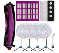 Kit di ricambio for Eureka J15 Pro for aspirapolvere robot Ultra Include sacchetto for aspirapolvere, spazzola principale, spazzole laterali, filtri, panni for mocio, spazzola for la pulizia (A) (A)