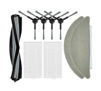 Kit Di Ricambio For Filtro Spazzola Principale E Panno For Mocio. Compatibile Con Viomi Alpha 2 Pro / V5 / V5 Pro / LM40B. Ricambi For Aspirapolvere Robot.