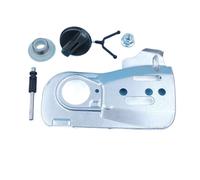 Kit di ricambio for piastra di guida della barra interna dell'olio, ingranaggio a vite senza fine for motosega 445, 450, 445E e 450E