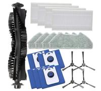 Kit di ricambio for robot aspirapolvere bObsweep for Dustin/per Ultra-Vision, spazzola principale, spazzole laterali, filtri, panni for mocio, sacchetti (B) (B)