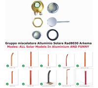 Kit di ricambio Gruppo miscelatore Alluminio Solare- cartuccia Arkema, Ricambi Originali Arkema, ALL SOLAR MODELS IN ALUMINIUM -AND FUNNY cromo
