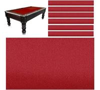 Kit di ricambio in feltro per tavolo da biliardo da biliardo, panno di nylon per tavoli da 2,1 m a 3,4 m, copertura per giochi per interni con 6 panni inferiori inclusi