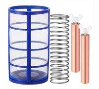 Kit di ricambio in rame anodizzato da 6 pezzi, include anodi in rame