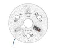 Kit di ricambio LED 15 W per ventilatore da soffitto 3CCT 3000K/4200K/6500K, luce dimmerabile con funzione di memoria, pannello LED rotondo in alluminio per plafoniera, sospensione e applique da