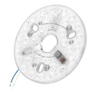 Kit di ricambio LED Ventilatore da soffitto 5.3 pollici, 15W Modulo LED per ristrutturazione plafoniera, 3 temperature di colore (3000K/4200K/6500K) con funzione memoria, lampadina ventilatore da