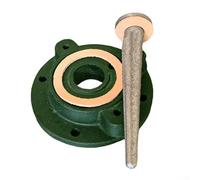 Kit di ricambio manuale tipo 75 con pompa da pozzo in ghisa per pistone e valvola per piercing al naso, anelli di tenuta in ecopelle, set di due bulloni, compatibile con la maggior parte dei modelli