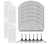 Kit di ricambio per aspirapolvere Bosch Spotless BCRD1W BCRC1W e Spotless Advanced BCRD2W BCRC2W, spazzola laterale, in nylon, plastica, microfibra, tessuto non tessuto per aspirapolvere domestico (B)