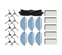 Kit di ricambio per aspirapolvere Medion X20 SW+ MD 11415 e X21 SW+ MD 11500 con spazzola e filtro (B)