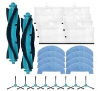 Kit di ricambio per aspirapolvere, per Conga 7690 Immortal Max Home M, include spazzola principale, spazzole laterali, filtro e panni per mocio (B)