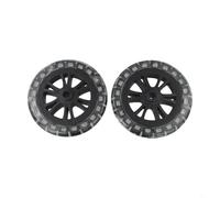 Kit di ricambio per barbecue con ruote in gomma da 17,8 cm, 2 pezzi, con ruote in gomma da 17,8 cm, materiale resistente al calore per un facile movimento della griglia