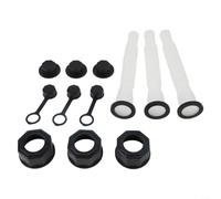 Kit di ricambio per beccuccio carburante Rubbermaid Gott Kolpin For Eagle For Igloo | Ugello per bombola di gas ABS con guarnizione per tappo di sfiato per tosaerba per rifornimento di carburante per