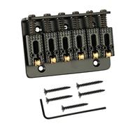 Kit di ricambio per chitarra a 6 corde, 65 mm, con sellino a rullo per chitarra hardtail e cordiera con viti di montaggio a forma di L