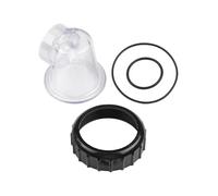 Kit di ricambio per coperchio e guarnizioni pre-filtro circolatore piscina | Questo kit di coperchio prefiltro trasparente consente un flusso d'acqua ottimale e detriti di entrare nel circolatore della