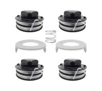 Kit di ricambio per decespugliatore Fsa 57 Fse 52 Fea57 con testa C3-2, include 4 bobine a doppia linea, 2 coperture per tappi e 1 molla, 0,080 pollici per 20 piedi corda di nylon per la cura del