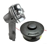 Kit di ricambio per decespugliatore Stihl-FS55 FS55R FS55RC, kit di ricambio per teste di ingranaggio in metallo da 6 pezzi - Testina decespugliatore + utensili a bussola per dado, riduttore erbacce