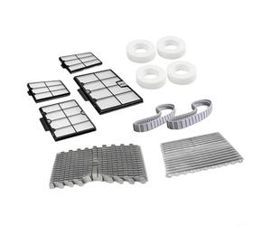 Kit di ricambio per Dolphin per TRITON PS/PS Plus: 4 piastre filtranti, spazzole, catene e anelli da arrampicata (9991463-R4, 9983122-R1, 6101310-R1)