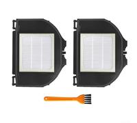 Kit di ricambio per filtro ad alta efficienza per Shark RV2310AE/AV2310 per robot aspirapolvere Matrix Include 2 filtri più spazzola per la pulizia per la rimozione di polvere e detriti