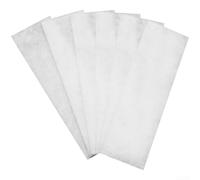Kit di ricambio per filtro lanugine per lavatrice, in cotone, 6 pezzi, per pompa di scarico e raccogli lanugine, bianco (5,6-12 cm)