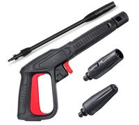 Kit di ricambio per idropulitrice ad alta pressione da 2350 PSI con pistola a spruzzo trigger lance, sistema di connessione rapida per Bosch, AQT con lancia spray regolabile e ugello turbo rotante