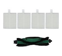 Kit di ricambio per iRobot Roomba serie 105 Combo/Essential, include 1 spazzola a rullo e 4 filtri HEPA, compatibile con modelli Combo Essential/2 Essential/Y0110/Y0112/Y0140