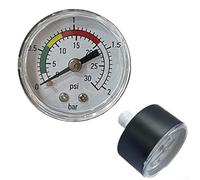 Kit di ricambio per manometro in acciaio inox, per pompa filtro a sabbia Intex 11224 da 14 a 16 pollici con sistema di misurazione a doppia scala O-Ring