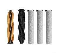 Kit di ricambio per MOVA Z60 Pro Ultra Roller completo, include 2 spazzole principali anti-groviglio, 1 filtro HEPA, 1 rullo mocio e panno, accessori essenziali per peli di animali domestici e