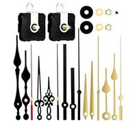 Kit di ricambio per orologio al quarzo con meccanismo silenzioso, due movimenti a albero lungo e lancette multiple per progetti di montaggio e riparazione di orologi da parete