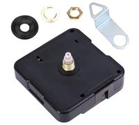 Kit di ricambio per orologio al quarzo silenzioso con lunghezza dell'albero di 13 mm, per progetti fai da te e riparazioni, gancio in metallo e cuscinetto in gomma inclusi