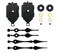 Kit di ricambio per orologio fai da te, con pendolo ad albero lungo e lancette al quarzo per una misurazione accurata e coerente del tempo (2# 23,5 mm)