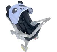 Kit di ricambio per passeggino Doona, coprisedile e parasole, vari colori (set PANDA)