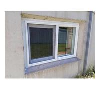 Kit di ricambio per porta scorrevole orizzontale per capanno del bagno e pollaio, adatto per 35,5-101,6 cm di larghezza 35,6-61 cm di altezza, facile installazione, montaggio F perfetto per il