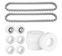 Kit di ricambio, per pulitore per piscina Dolphin 6101611R4 9985006R2 3884997R6, con binari di trasmissione e anelli da arrampicata